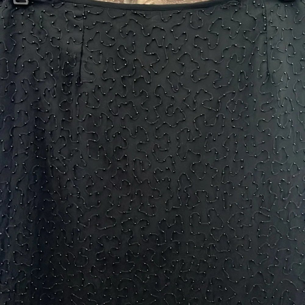 NWT Camille Marie black skirt with side slits and sequin throughout. Size XXL - Picture 5 of 10